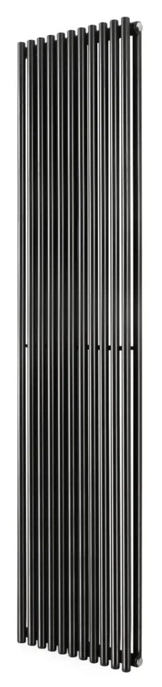 Трубчатый радиатор Betatherm вертикальный Praktikum 2 2000x539 (Черный RAL9005М, подк. №99) Фото - 1